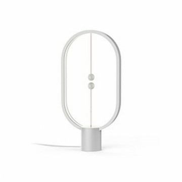 Настольная лампа Allocacoc Heng Balance Ellipse Белый Теплый белый Пластик 23 x 36 x 16 cm