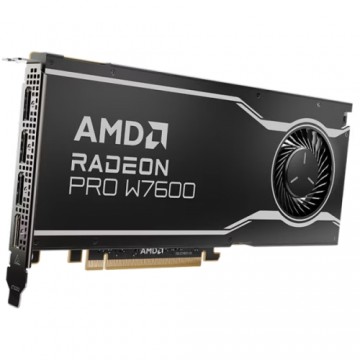 AMD GPU W7600 8GB GDDR6 128bit, 20Tflops, 4x DP 2.1, active fan, RDNA3