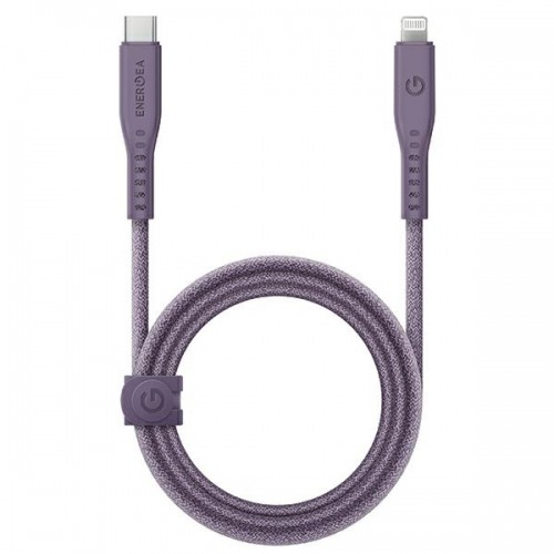 ENERGEA kabel Flow USB-C - Lightning C94 MFI 1.5m fioletowy|purple 60W 3A PD Fast Charge image 1