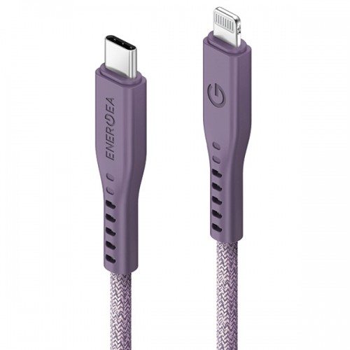 ENERGEA kabel Flow USB-C - Lightning C94 MFI 1.5m fioletowy|purple 60W 3A PD Fast Charge image 2
