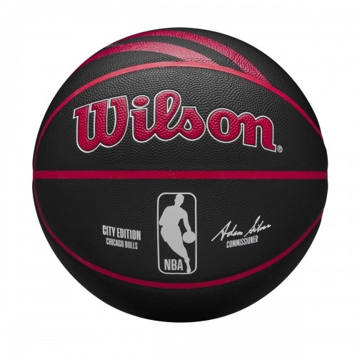 WILSON NBA TEAM CITY COLLECTOR CHICAGO BULLS basketbola bumba image 1