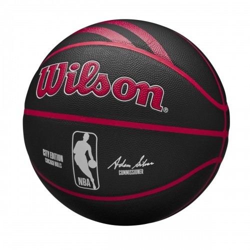 WILSON NBA TEAM CITY COLLECTOR CHICAGO BULLS basketbola bumba image 2