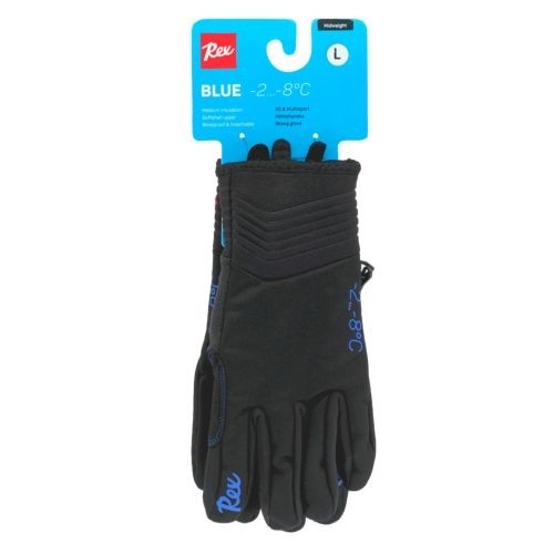 REX Blue -2…-8°C Ski Glove / Melna / Zila / L image 2
