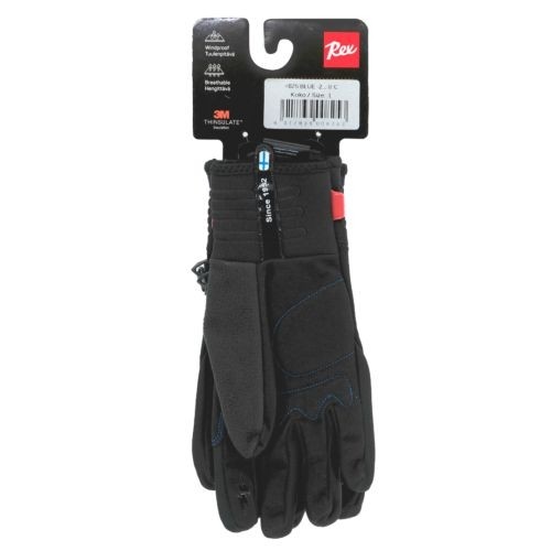 REX Blue -2…-8°C Ski Glove / Melna / Zila / L image 3