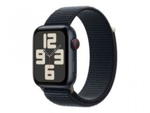 Apple  
         
       Watch SE GPS + Cellular 44mm Midnight Aluminium Case with Midnight Sport Loop image 1