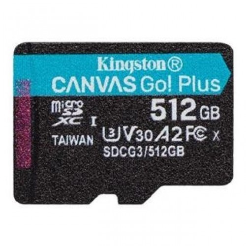 Kingston  
         
       MEMORY MICRO SDXC 512GB UHS-I/SDCG3/512GBSP image 1