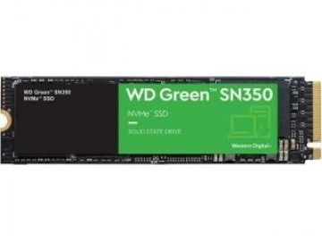 Western Digital  
         
       SSD||Green SN350|500GB|M.2|PCIe Gen3|NVMe|TLC|Write speed 1500 MBytes/sec|Read speed 2400 MBytes/sec|2.38mm|TBW 60 TB|MTBF 1000000 hours|WDS500G2G0C