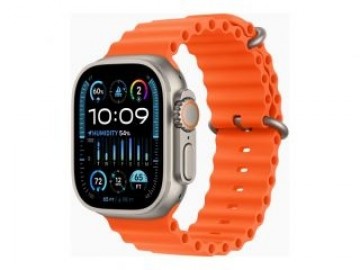 Apple  
         
       Watch Ultra 2 GPS + Cellular, 49mm Titanium Case with Orange Ocean Band