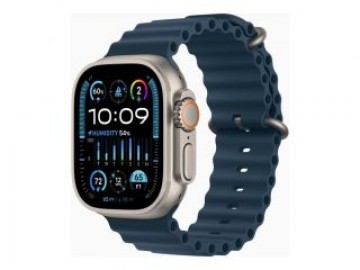 Apple  
         
       Watch Ultra 2 GPS + Cellular, 49mm Titanium Case with Blue Ocean Band
