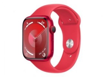 Apple  
         
       Watch Series 9 GPS 45mm (PRODUCT)RED Aluminium Case with (PRODUCT)RED Sport Band - M/L