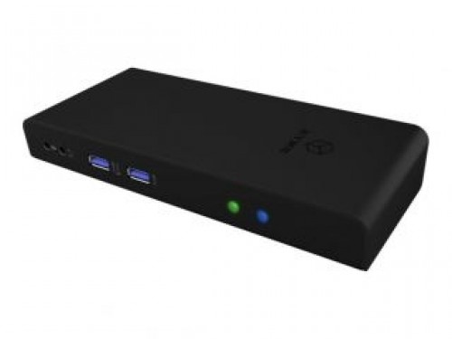 Raidsonic  
         
       Icy Box IB-DK2251AC USB 3.2 Gen 1 Notebook DockingStation, DisplayLink, 2x HDMI up to 2K@60 Hz image 1