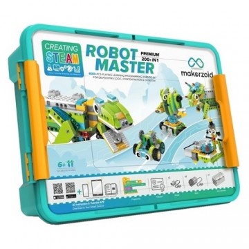Sol-expert MAKERZOID Robot Master Premium Programmable Toys Building Kit 200in1