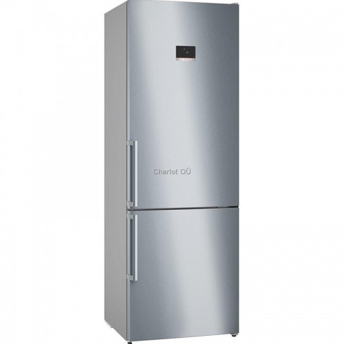 Bosch KGN497ICT Refrigerator, Free-standing, Combi, Height 203 cm, C, Fridge 311 L, Freezer 129 L, Stainless Steel with anti-fingerprint Bosch image 1