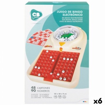 Automātiskais Bingo Colorbaby Kartons Plastmasa (6 gb.)