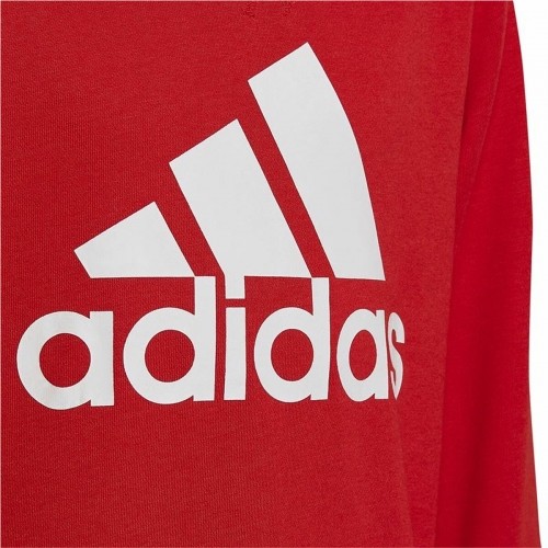 Bērnu Sporta Krekls bez Kapuča Adidas Essentials Sarkans image 3