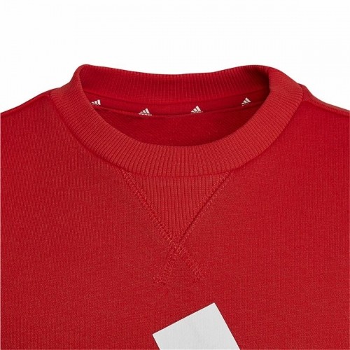 Bērnu Sporta Krekls bez Kapuča Adidas Essentials Sarkans image 4