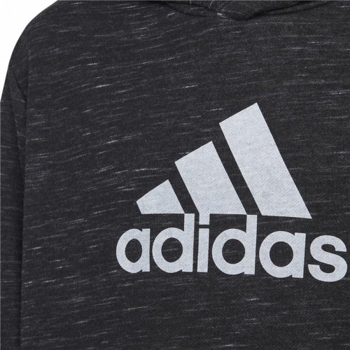 Толстовка с капюшоном детская Adidas Future Badge Чёрный image 2
