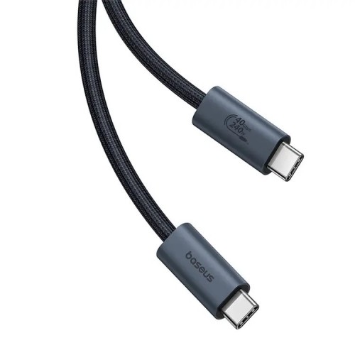 Baseus Flash Series 2 Data Cable Type-C to Type-C 240W 1m Cluster Black image 1