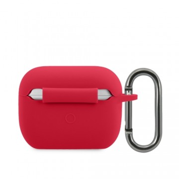 Lacoste Liquid Silicone Glossy Printing Logo Case for Airpods Pro Red