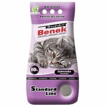 Песок для кошек Super Benek Standard Серый Лаванда 10 L