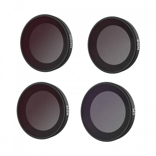 Lens filter Set CPL|ND8|ND16|ND32 Telesin for Insta360 GO3 image 1