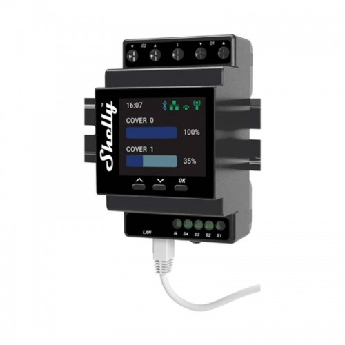 DIN Rail Smart Controller Shelly Pro Dual Cover PM with power metering image 1