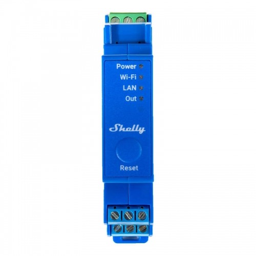 DIN Rail Smart Switch Shelly Pro 1 with dry contacts, 1 channe; image 1