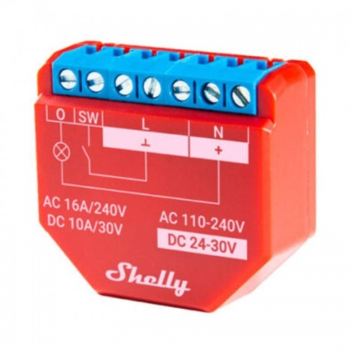 Wi-Fi Smart Relay Shelly Plus 1PM, 1 channel 16A, with power metering image 2