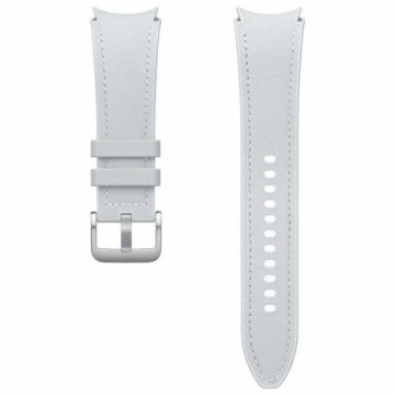 Pasek Hybrid Eco-Leather Band Samsung ET-SHR96LSEGEU do Watch6 20mm M|L srebrny|silver