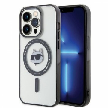 Karl Lagerfeld KLHMP15LHCHNOTK iPhone 15 Pro 6.1" transparent hardcase IML Choupette`s Head MagSafe