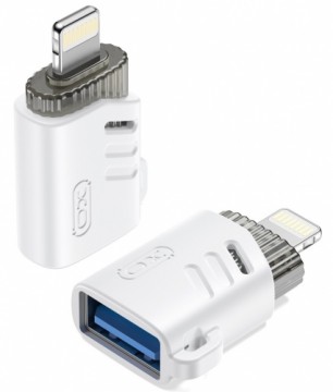 XO адаптер USB-Lightning OTG, белый(NB256A)