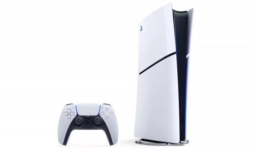 Sony Playstation 5 Slim 1TB Digital Edition (PS5) White image 1