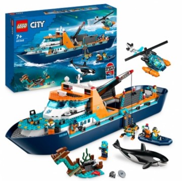 LEGO 60368 City Arctic Explorer Ship Konstruktors