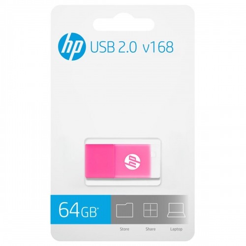 USB Zibatmiņa HP X168 Rozā 64 GB image 2