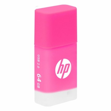 USВ-флешь память HP X168 Розовый 64 Гб