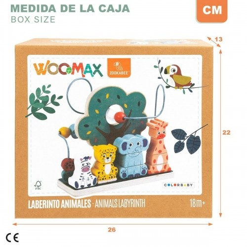 Izglītojošā Spēle Woomax dzīvnieki 25 x 22 x 10 cm (6 gb.) image 2