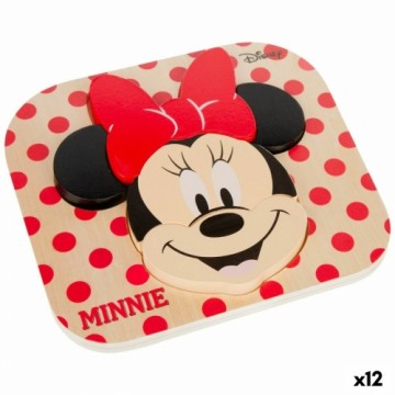 Koka Puzle Bērniem Disney Minnie Mouse + 12 mēneši 6 Daudzums (12 gb.)