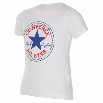 Krekls ar Īsām Piedurknēm Bērniem Converse  Core Chuck Taylor Patch  Zils