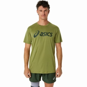 Vīriešu Krekls ar Īsām Piedurknēm Asics Core Top  Militārais