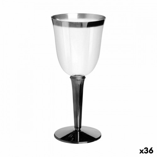 Набор многоразовых чашек Algon Винный Серебристый 3 Предметы 250 ml (36 штук) image 1