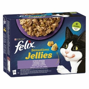 Kaķu barība Purina Felix Sensations Turcija Jēra gaļa