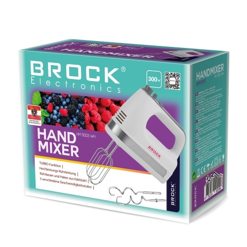 Brock Electronics Rokas mikseris, 220-240V~ 50-60Hz, 300W image 2