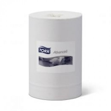 Papīra dvielis Tork 100130 Wiper Mini Centerfeed Advanced M1, 1 slānis, balts, 120 m, 1 rullis