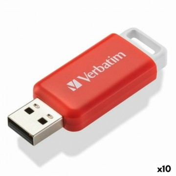 USB Zibatmiņa Verbatim V Databar Sarkans 16 GB