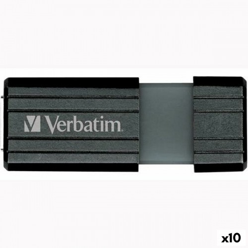 USB Zibatmiņa Verbatim Store'n'go Pinstripe Melns 8 GB image 1