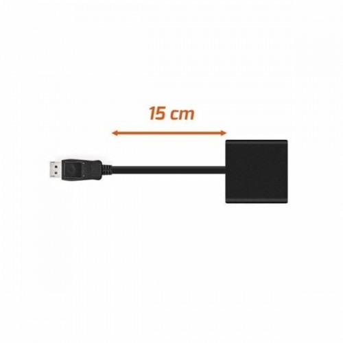 Адаптер для DisplayPort на VGA PcCom Essential Чёрный 15 cm image 3