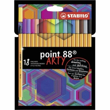 Набор маркеров Stabilo Point 88 ARTY 0,4 mm (18 Предметы)