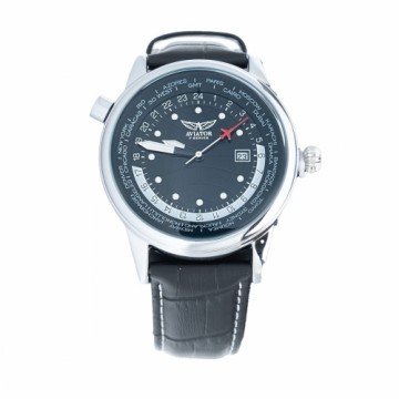 Мужские часы Aviator AVW6975G354 Чёрный