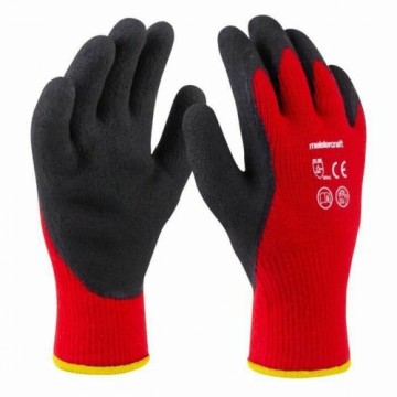 Рабочие перчатки Meister T10 Зима Чёрный Красный Акрил