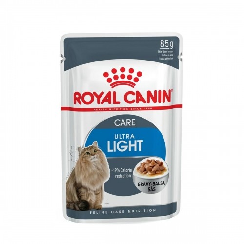 Kaķu barība Royal Canin Ultra Light 85g x 12 image 1
